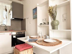 Surf-themed stone house at Kalliopi