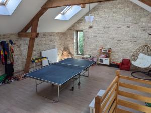 Maisons de vacances Le Figuier, Large house with pool, gym & separate gite : photos des chambres