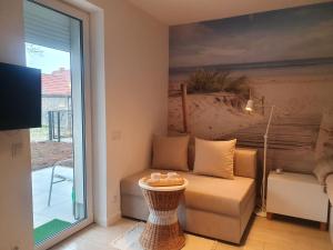 Apartament Beige z ogródkiem