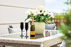 Lit Living - Luxus Loft - Box Spring - Air Con - BBQ - Panorama