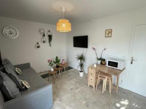 Appartements Joli T2, Terrasse et Jardin, Ideal pour familles, a 15 min de l'aeroport Roissy CDG : photos des chambres