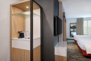 Queen Suite with Two Queen Beds and Sofa Bed room in SpringHill Suites by Marriott Weatherford Willow Park