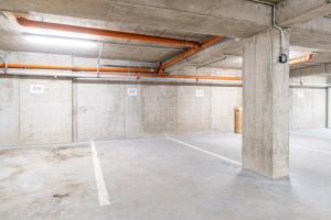 Brand new studio apartment #21 with free secure parking in the center