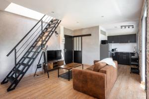 Appartements Superbe Loft industriel - Casa Vostra - Gaillard Tram-Frontiere : photos des chambres