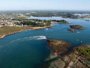Maison 3 pièces, vue Ria d'Étel, jardin clos, proche mer et plages - FR-1-397-71 - Locoal