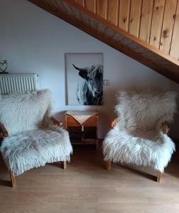 Cozy Loft with Fireplace & View