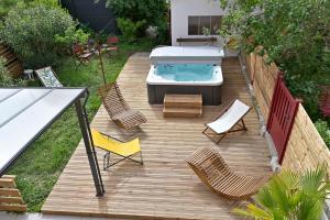 Maisons de vacances Chez Odette - SPA, Barbecue, Parking : photos des chambres