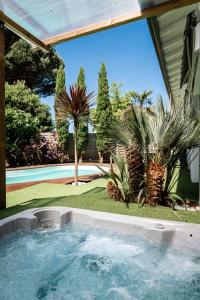 Maisons de vacances Villa Eden Bleu - Piscine et jacuzzi prive - Logement classe 4 etoiles : photos des chambres