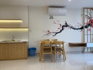 Căn hộ Nhật Bản Origami S803 view hồ bơi, sân thể thao