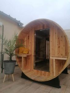 Maisons de vacances L'ART DES SENS. Gite Bien-Etre Spa et Sauna : photos des chambres