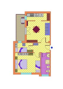Appartamento Superior con 2 Camere da Letto
