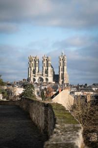 B&B / Chambres d'hotes Maison Seraphine - Guest house - Bed and Breakfast : Chambre Lit King-Size - Vue sur Jardin