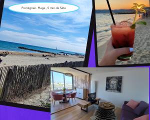 Appartements La Perle Bleue, 200 m de la plage, parking, wifi : photos des chambres