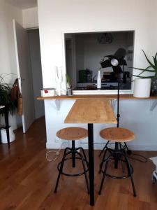 Appartements RENNES T2 aux Horizons 26e etage, Chez Anne, vue exceptionnelle : photos des chambres