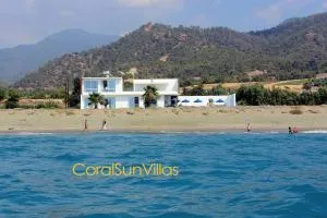 Blue - Beach Front Spectacular Villa Sleeps 10 - Yialia