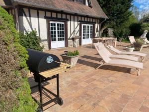 Maisons de vacances Superbe Maison Normande avec Piscine a 3 minutes de la mer : photos des chambres