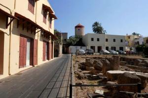 A medieval windmill tower in the heart of old town with magnificent view