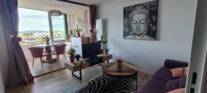 Appartements La Perle Bleue, 200 m de la plage, parking, wifi : photos des chambres