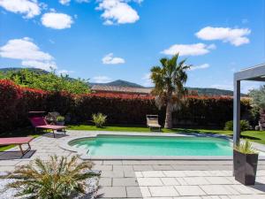 Maisons de vacances Nice holiday home in Provence-Alpes-Cote d'Azur with pool : photos des chambres