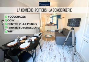 Appartements La Comedie - Poitiers Centre - La Conciergerie. : photos des chambres