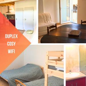 Appartements Le Milan, duplex - Gite de la Louve : photos des chambres