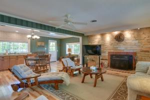 Waterfront Annapolis Home Fire Pit and Fishing Pier