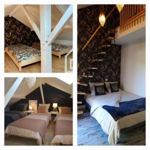 Villas Magnifique Villa de luxe POPPY HOLIDAY A 2 mn a pied de la plage, mer, jardin, Jaccuzi & Baby-foot : photos des chambres