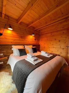 Maisons de vacances Le Montagnard SPA - Lits faits - Serviettes - Peignoirs - Menage inclus : photos des chambres