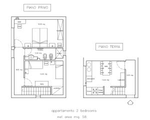 Apartamento de 2 dormitorios
