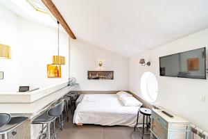 Appartements Lyon Cite-Le Rooftop-10 pers-balcon-Caluire : photos des chambres