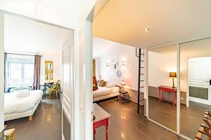 Appartements Lyon Cite-Le Rooftop-10 pers-balcon-Caluire : photos des chambres