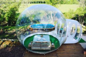 Tentes de luxe La bulle etoile : photos des chambres