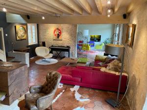 Villas Propriete a 3 mins du Chateau du Haras du Pin : photos des chambres