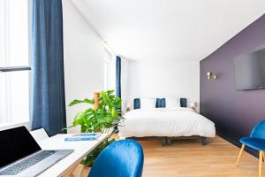 Calme & Chic bleu - Proche gare et centre