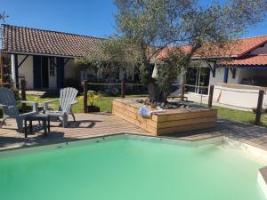 Chalets cottage la dune les cigales du bassin a Gujan-Mestras : photos des chambres