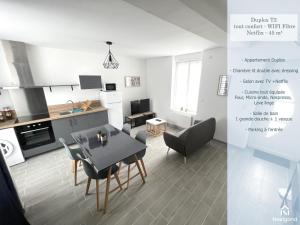 Appartements 180A - Duplex T2 Tout Confort du Gond - 45 m2 : photos des chambres