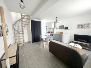 Appartements 180A - Duplex T2 Tout Confort du Gond - 45 m2 : photos des chambres