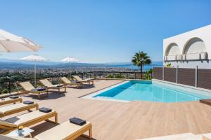Villa City View - Heated Pool & Gym - Majestic views - 5 min drive from center