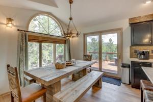 Angel Fire Rental Cabin with Hot Tub and Mountain View