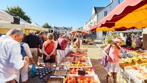 Maisons de vacances Blaz an Holen - Maison avec jardin a Guimaec : photos des chambres