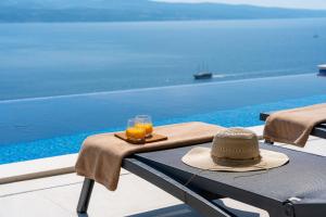 Villa Admira Maria with a heated pool and sea views