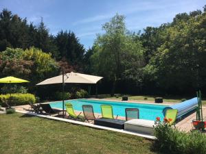 Villas l'etincelle 14 pers, piscine privee chauffee, jacuzzi, sauna, calme : photos des chambres