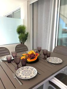 New apartment in Las Terazzas de Costa Adeje. Big terrace with a garden, heated pool and private parking