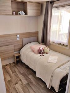 Maisons de vacances Mobil-home luxueux JA 51 : photos des chambres