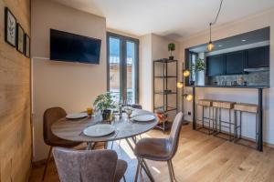Newly renovated apartment with Mont Blanc view