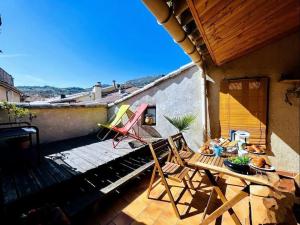 Maisons de vacances La Terrasse d'Olea, au coeur du village : photos des chambres
