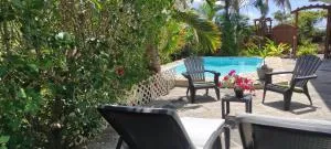 bungalow tout confort avec piscine partagee à 5 mn de la mer - Belle-Allée