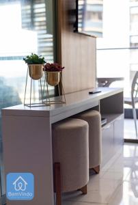 Studio Aconchegante com vista mar no Smart Barra