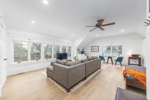 Modern Tudor Style Carriage House - Patio & grill