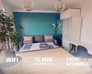 Studio Lumineux- à 15 min de Paris - 鸽林